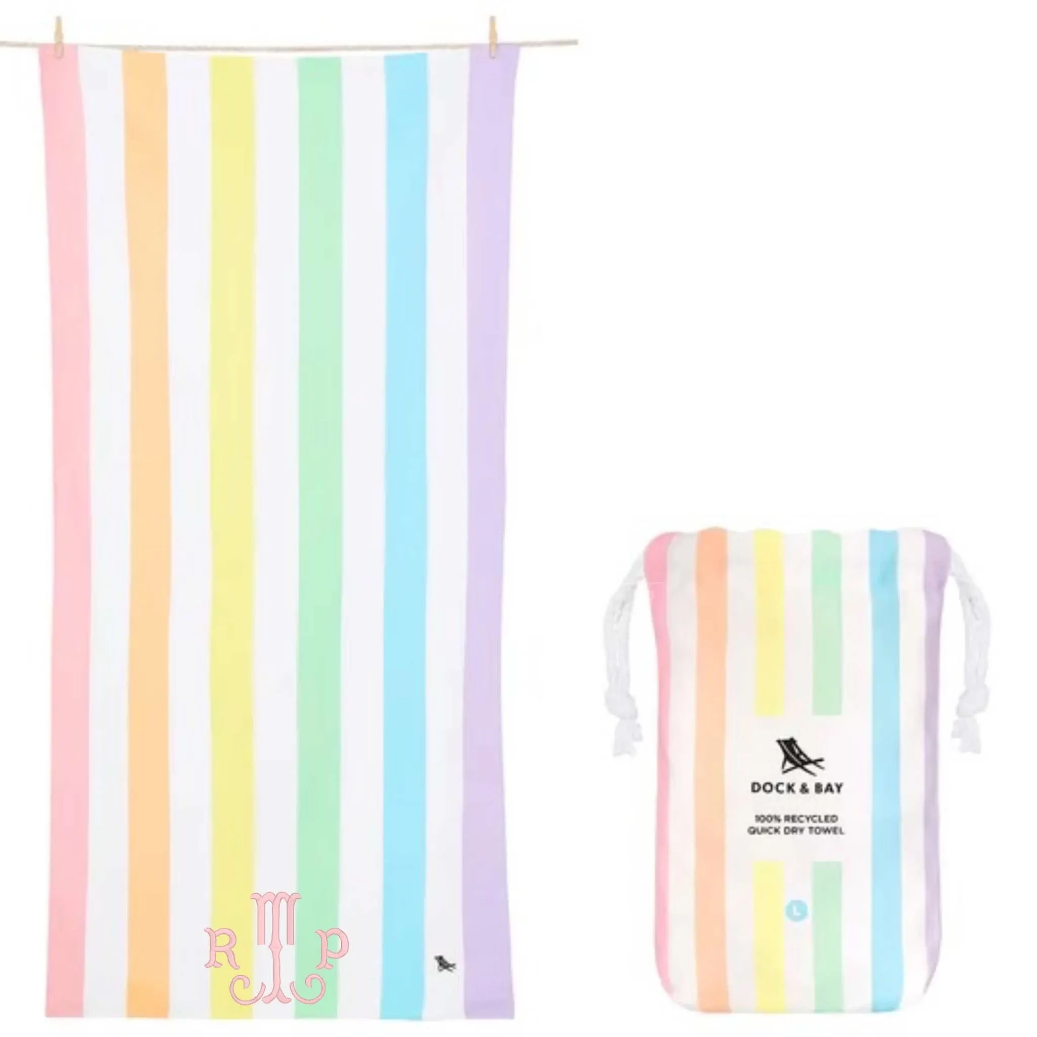 Dock and Bay Towel (Rainbow)