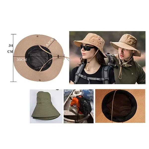 Wide Brim Beach Fishing Hat (12 units)