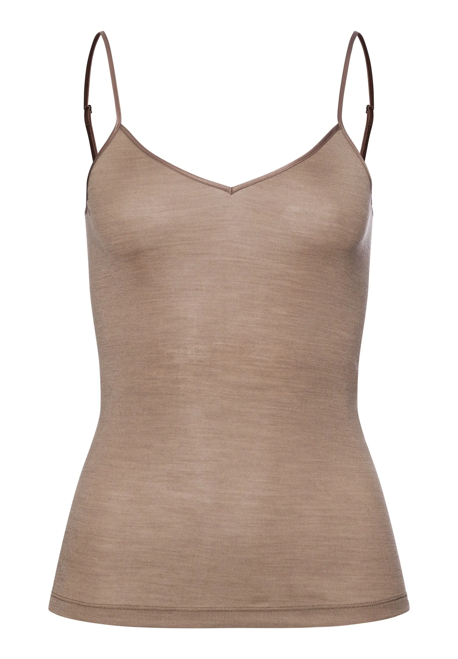 Woolen Silk W Wool and Silk Camisole | Taupe 71415-2847