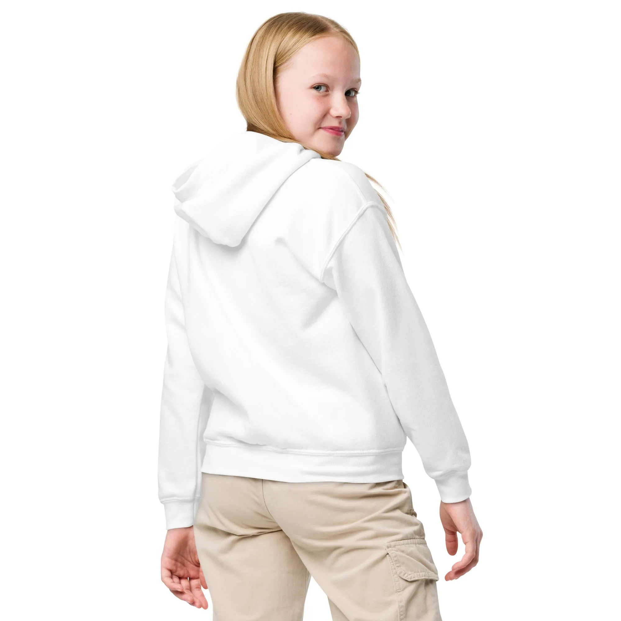Youth WLF Heavy Blend Hoodie (White)